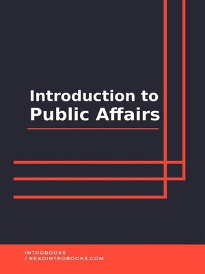 cover image of Introduction to Public Affairs